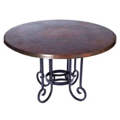 Curled Leg Dining Table Base For 48"-60" Tops 5 Curled Leg Dining Table Base For 48"-60" Tops -Iron Accents Shop 145 BFM5F518 4