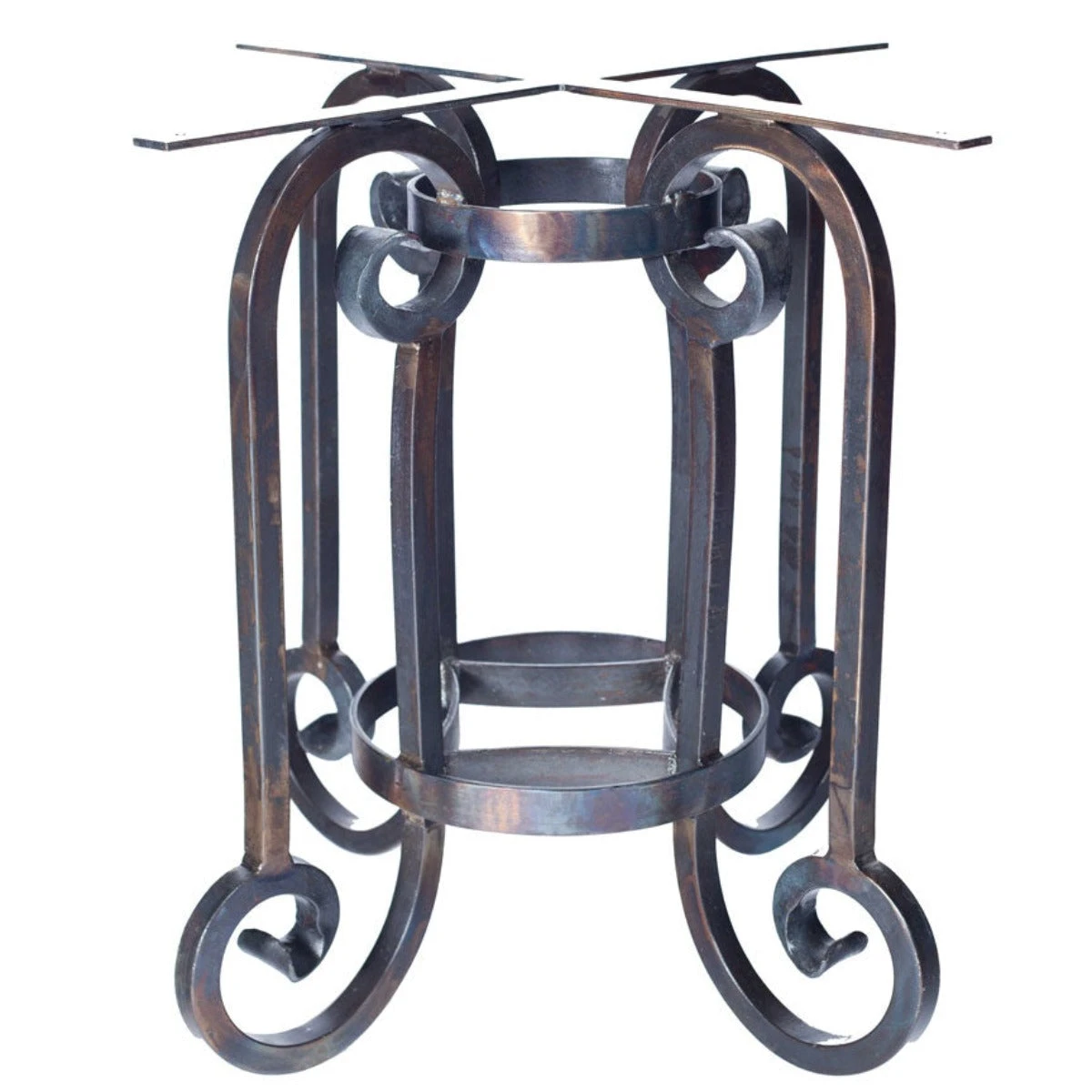 Curled Leg Dining Table Base For 48"-60" Tops 1 Curled Leg Dining Table Base For 48"-60" Tops