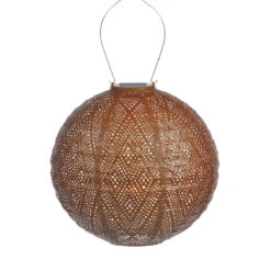 Indoor/Outdoor Globe Lantern - Copper