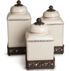 Acanthus Canisters
