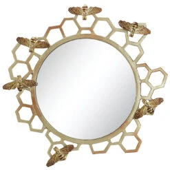 Honeycomb & Bees Mirror