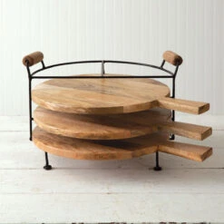 Cutting Boards With Metal Stand