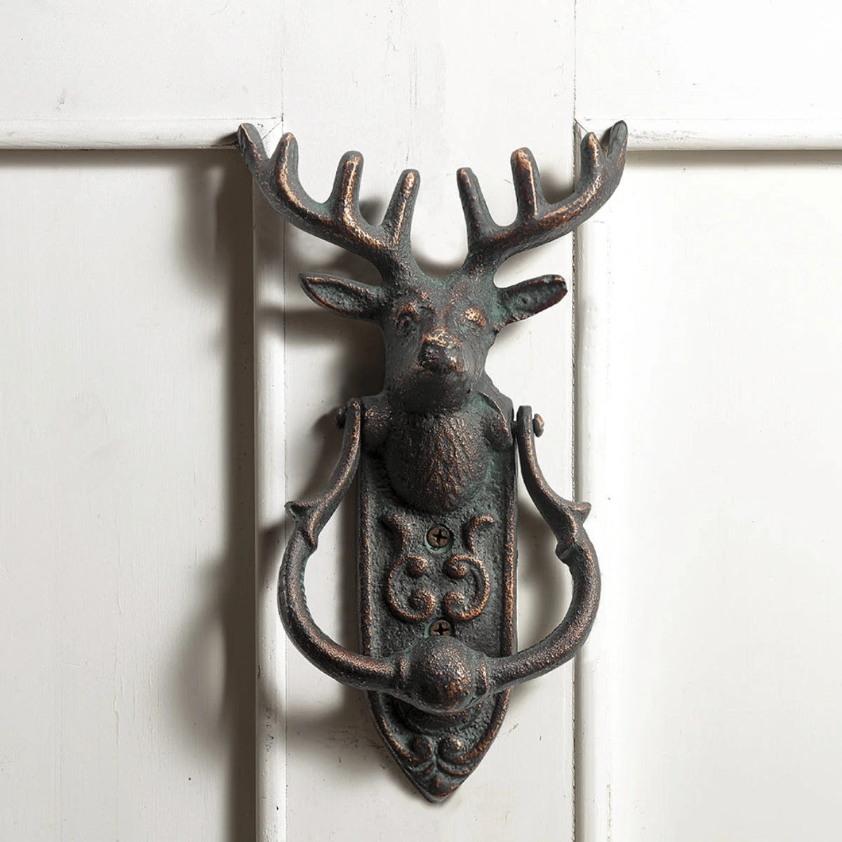 Majestic Stag Iron Doorknocker 1 Majestic Stag Iron Doorknocker