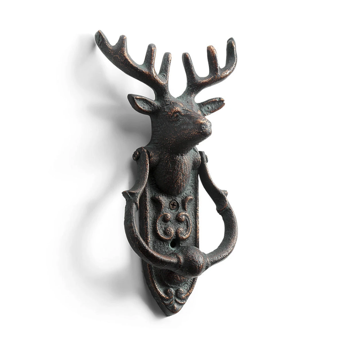 Majestic Stag Iron Doorknocker 2 Majestic Stag Iron Doorknocker - Image 2