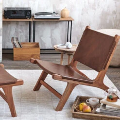 Leather Lounge Chair