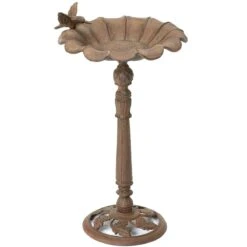 Sunflower Birdbath