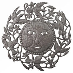 Sun With Birds Plaque
