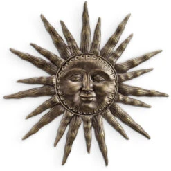 Radiant Sun Wall Plaque