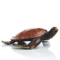 Golden Tide Turtle Figurine
