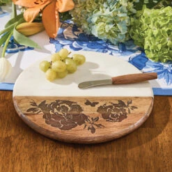 Floral Cutting Board W/ Spreader