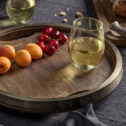 Mango & Metal Round Trays 6 Mango & Metal Round Trays -Iron Accents Shop 95961 glam 3