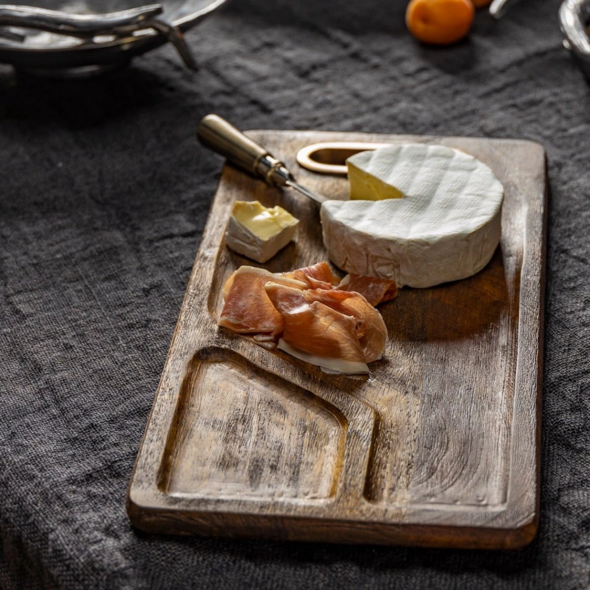 Mango & Metal Charcuterie Board 1 Mango & Metal Charcuterie Board