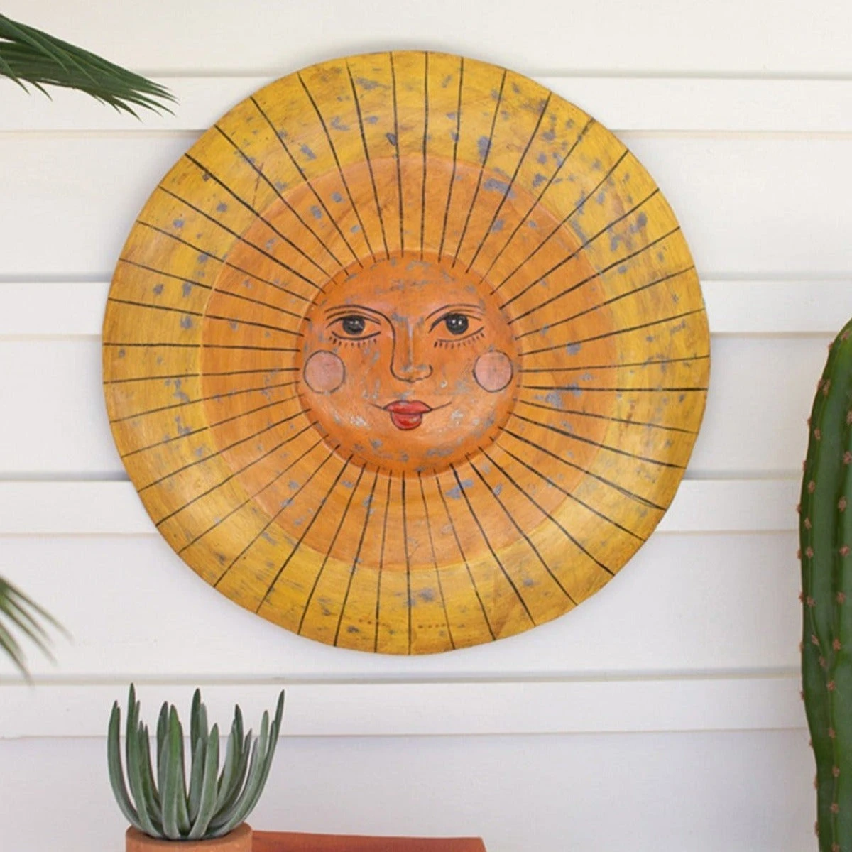 Blissful Sun Wall Plaque 1 Blissful Sun Wall Plaque