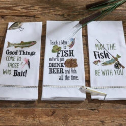 Catch & Cast Dish Towel Set