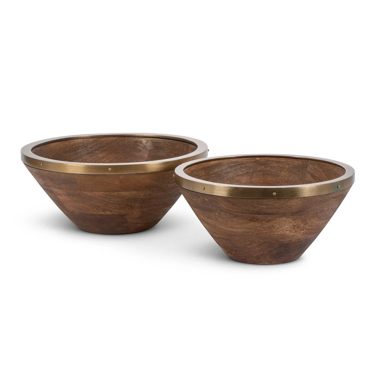 Mango & Metal Serving Bowls 1 Mango & Metal Serving Bowls