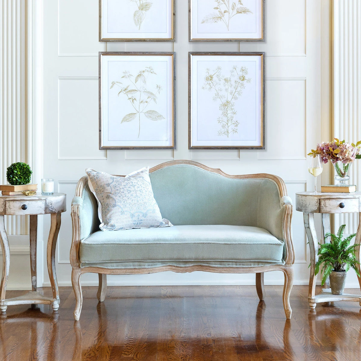 Philippe Velvet Loveseat 1 Philippe Velvet Loveseat