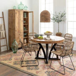 Elba Round Dining Table 5 Elba Round Dining Table -Iron Accents Shop EFT20118 main 11