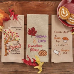 Fall Follies Dish Towel Set