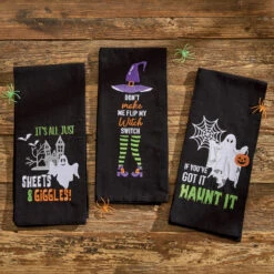 Haunted Humor Dish Towel Set