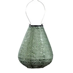 Indoor/Outdoor Tulip Bazaar Lantern - Sage Green