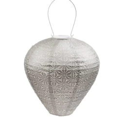 Indoor/Outdoor Balloon Lantern - Light Taupe