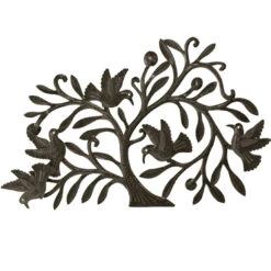 Berry Bush Birds Decoration