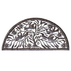 Bird In Tree Arch Wall Plaque