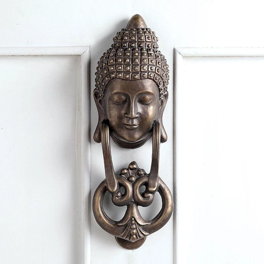 Buddha Aluminum Doorknocker 1 Buddha Aluminum Doorknocker