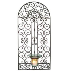 Garden Gate Hurricane Holder
