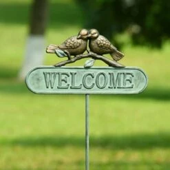 Lovebirds Welcome Sign