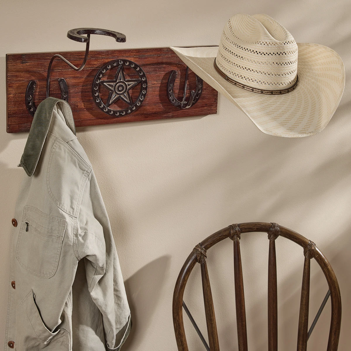 Rustic Rodeo Hat Rack 2 Rustic Rodeo Hat Rack - Image 2