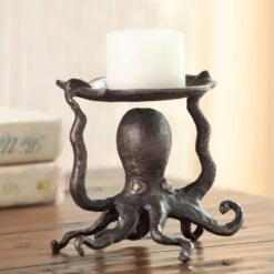 Octopus Pillar Candleholder