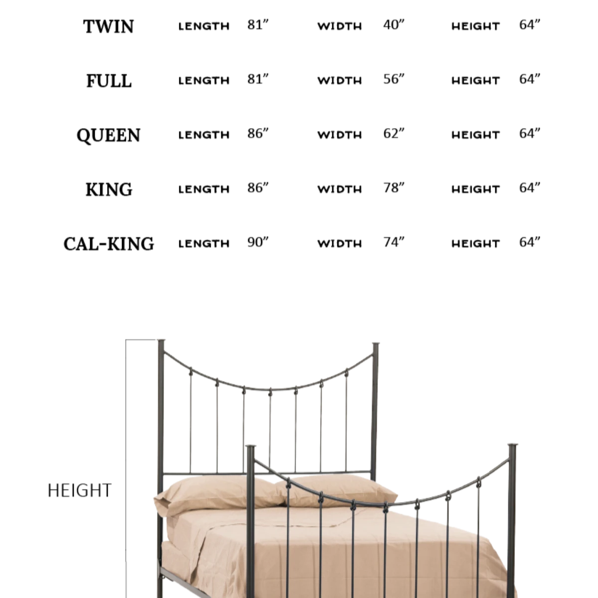 Ashmere Wrought Iron Bed 5 Ashmere Wrought Iron Bed - Image 5
