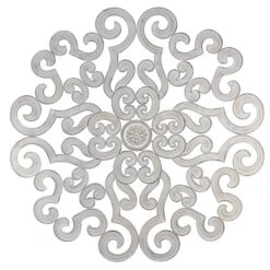 38" Scroll Wall Grill In Antique White