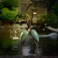 Stylized Crane LED Lanterns