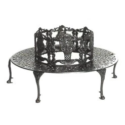 Cast Aluminum Tree Bench