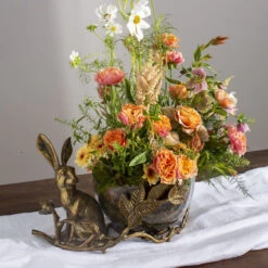 Golden Hare Centerpiece