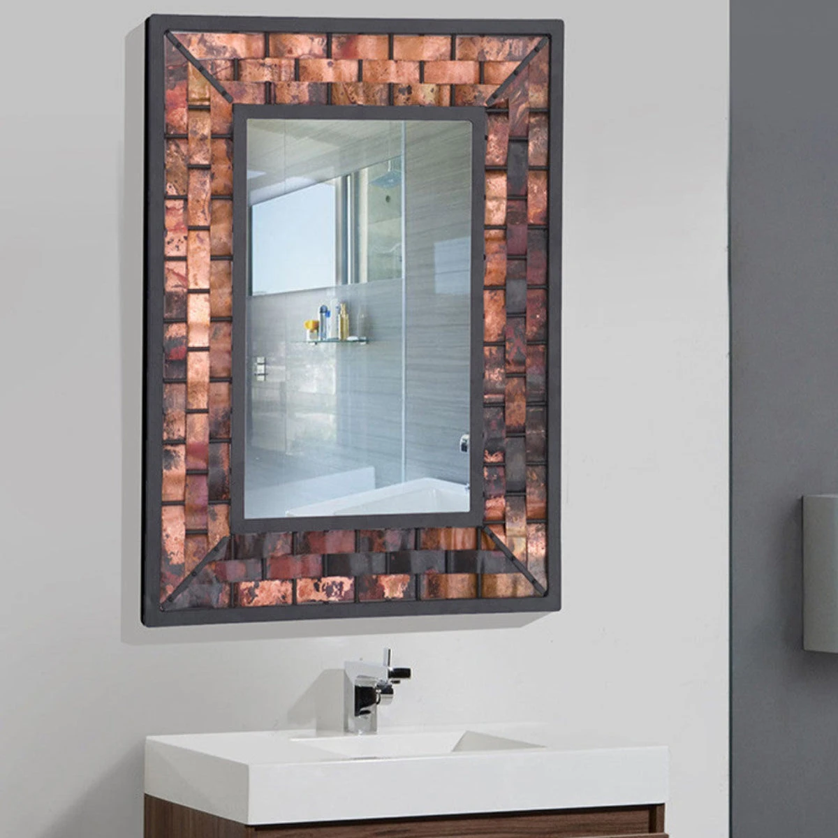 Copperweave Wall Mirror 2 Copperweave Wall Mirror - Image 2
